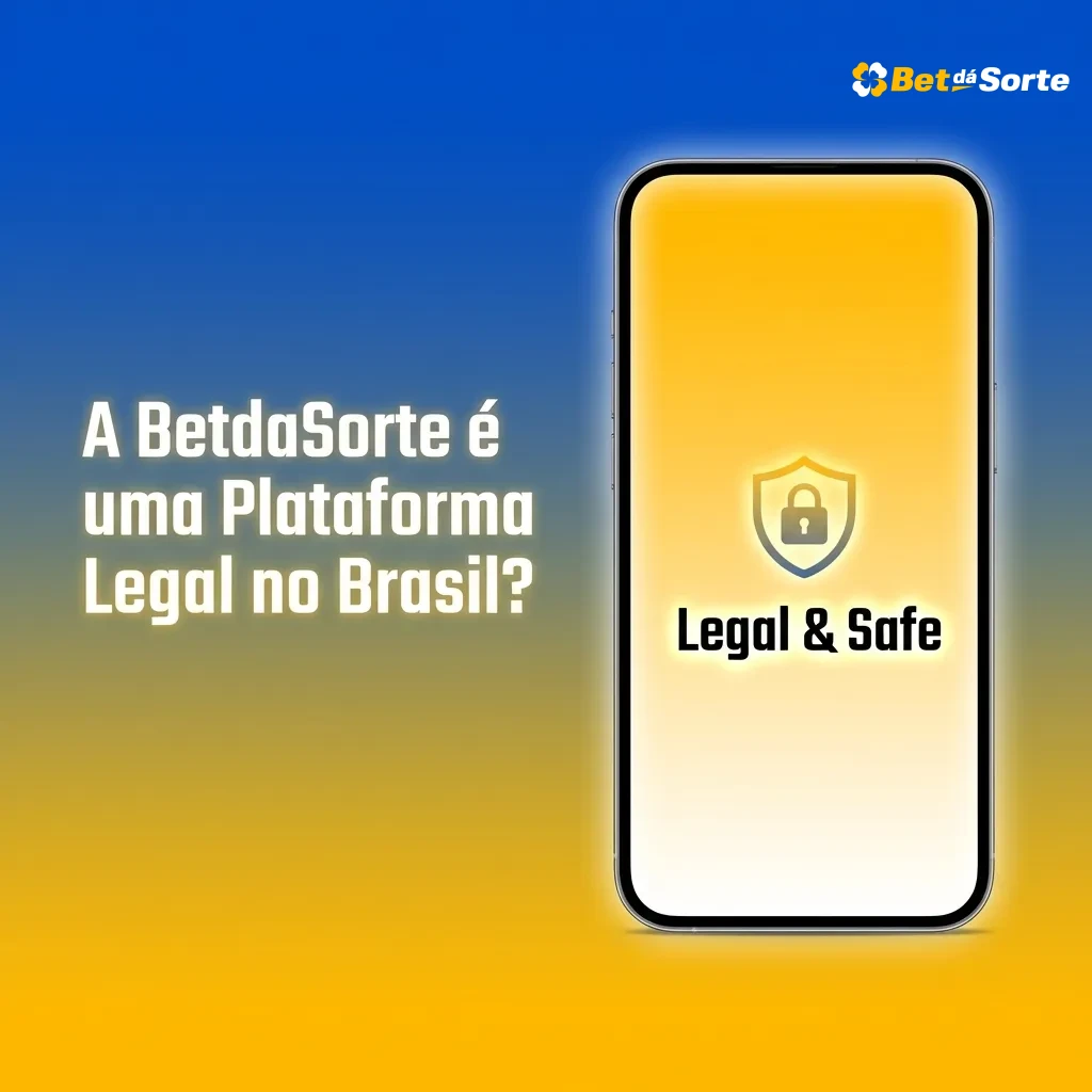 Interface da plataforma BetdaSorte, exibindo a certificação de licença de jogos de Curaçao e recursos de jogo responsável.