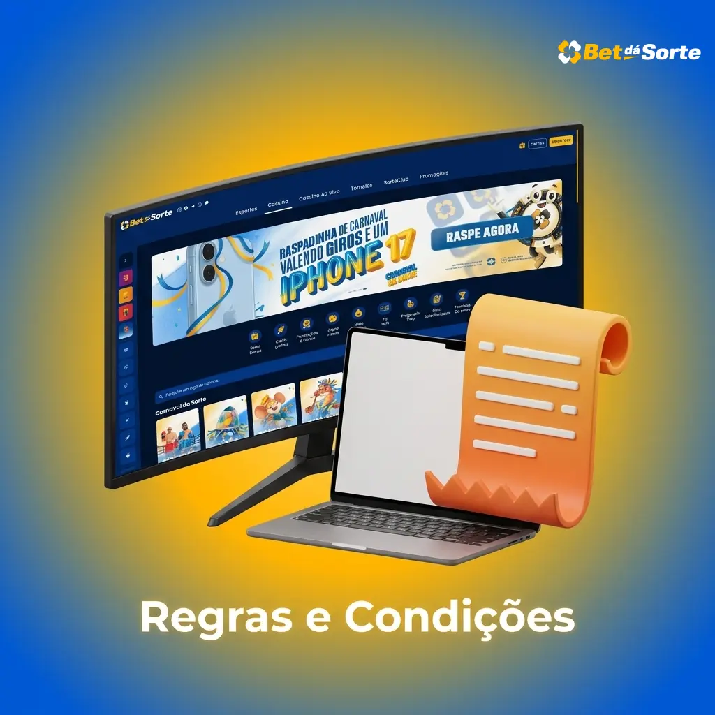Regras e condições da BetdaSorte: idade mínima, conta única, bônus, verificação KYC e uso responsável