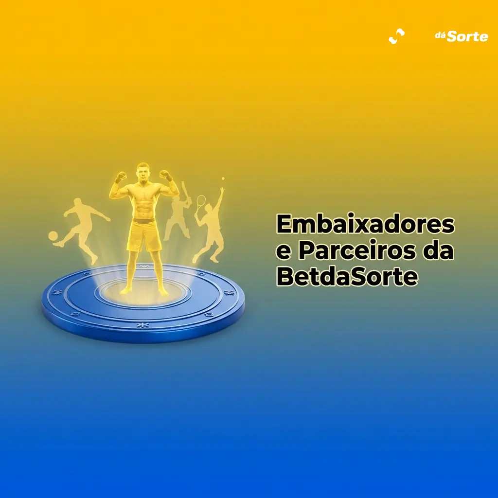 Embaixadores e parceiros da BetdaSorte no Brasil, incluindo fornecedores de jogos e patrocínios esportivos